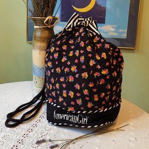 1990’s Vintage American Girl Draw-String Backpack.